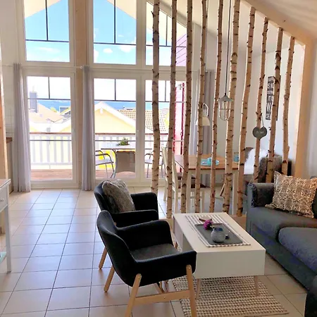 Wolke 7 - Meerblick, Kaminofen, Sauna Apartment